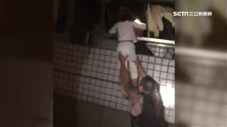 雲翠遇震45度傾斜　居民聯手搶救