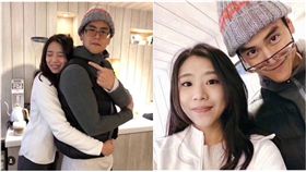 彭于晏疑有新歡，與女子親暱熊抱 翻攝自IG