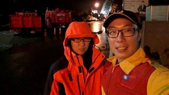 特搜「神鵰俠侶」齊救災　相互叮囑