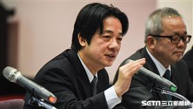 行政院長賴清德召開2017年終記者會。 圖／記者林敬旻攝