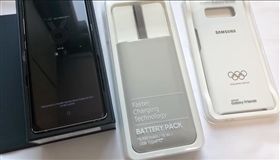 ▲平昌冬奧送給參賽選手的限量紀念手機。（圖／翻攝自黃郁婷臉書）