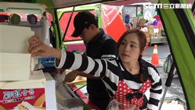 花蓮強震，小情侶，胖卡餐車，黃勝健，陳雅玲，我不會救災但會做早餐。記者呂品逸攝影