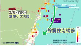 群震南蔓延ing　專家估這強震率高