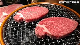 台北晶華,三燔本家,柿安牛,日本和牛。（圖／記者簡佑庭攝）