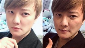 阿沁,藝人,演藝圈,修圖,美顏,花美男,回春
（圖／翻攝自阿沁臉書）