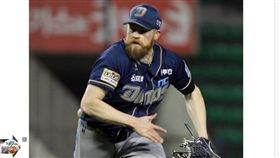 ▲Eric Hacker是NC恐龍前王牌投手。（資料照／截自韓國媒體）