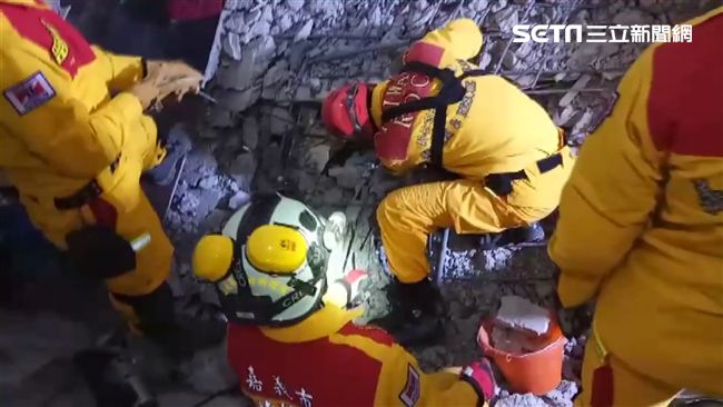 花蓮地震返鄉救災　特搜隊員過門不入