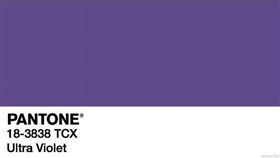 紫外光,年度色,配色,ULTRA VIOLET（Pantone彩通官網　https://store.pantone.com/hk/tc/color-of-the-year-2018）