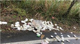 新竹,宇老部落,降雪,垃圾,公德心,遊客,爆怨公社　圖／翻攝爆怨公社