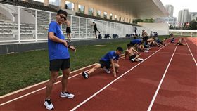 ▲中華隊備戰亞運田徑項目測試賽。（圖／鄭世忠提供）