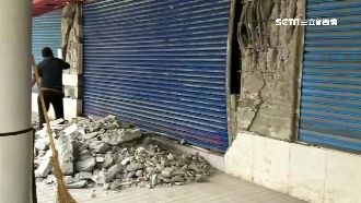 舊遠百危樓磁磚爆鋼筋外露　進行修復