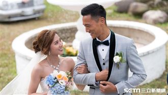 蔡黃汝披白紗　nubra竟不慎外露