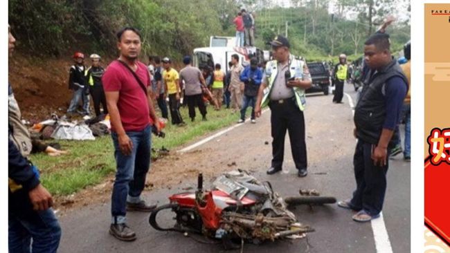 印尼遊覽車下坡撞車一路滾　釀27死