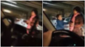 林口三井,人肉佔位,停車場,車位,嗆聲,小孩,小朋友,家教（圖／翻攝自爆料公社）