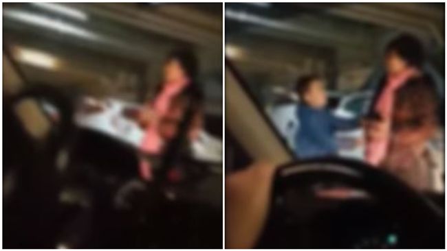 大媽人肉佔位狂嗆　幼孫拉衣角勸讓位