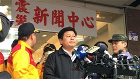 0211花蓮縣長傅崐萁表示目前正式改變搜救方式／記者郭奕均攝