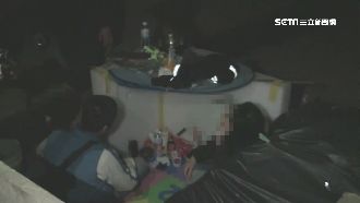 毒鴛鴦遭通緝　效法忍者龜躲水溝半月