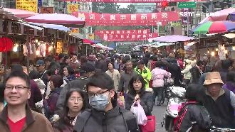 年前最後周末！市場人潮爆滿買吉利