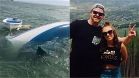 航海,情侶,家當,船,環遊世界,沈船,Tanner Broadwell,Nikki Walsh,美國,科羅拉多州　圖／翻攝自Nikki Walsh臉書