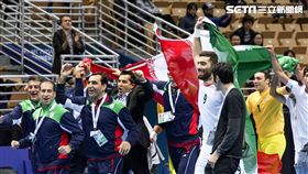 ▲伊朗奪冠後開心慶祝。（圖／記者蔡宜瑾攝影）
