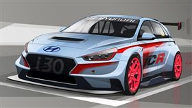 2018年i30N TCR賽車。（圖／翻攝Hyundai網站）