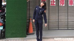 台中南區第三分局勤工所女警楊舒婷 正妹警察（圖／翻攝畫面）