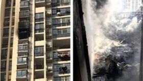 大陸,火災,安徽,iPhone,手機,父親,賭氣,少年　圖／翻攝微博