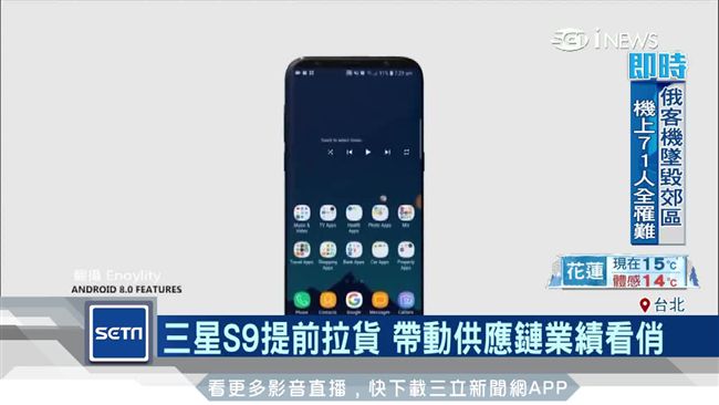 非蘋陣營新機齊發　三星S9提前拉貨