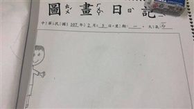 寒假作業,畫圖,抽象畫,理由,爆廢公社,爆料公社　圖／翻攝自臉書爆料公社官網