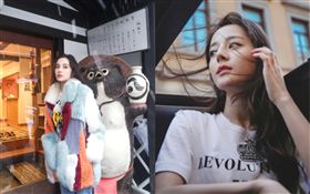 古力娜扎、迪麗熱巴仙氣十足　羽絨衣卻成美女殺手
（圖／翻攝自微博）