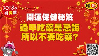 開運保健秘笈　過年吃藥是忌諱？