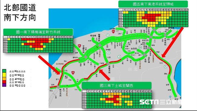 春節國道路況預報　圖表告訴你哪裡塞