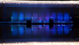 2018南投燈會,水舞,煙火秀。（圖／攝影師簡慶南提供）