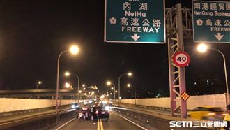 市民高架匝道車禍　2車對撞3人送醫