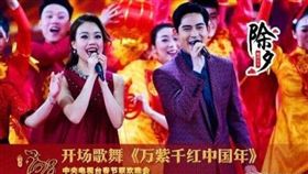 周渝民 容祖兒 春晚/翻攝自微博