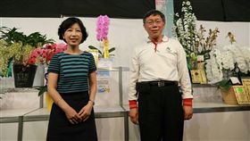 台北市長柯文哲參加２０１７台南國際蘭展　陳佩琪　北市府提供