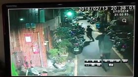 新北市,三重,大同北路,抓耙仔,砍人,受傷,口角，翻攝畫面，警方提供