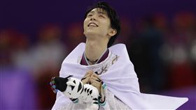 ▲日本花式滑冰名將羽生結弦完成2連霸。（圖／美聯社／達志影像）