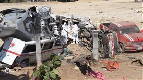 墨西哥勘災直升機墜毀_美聯