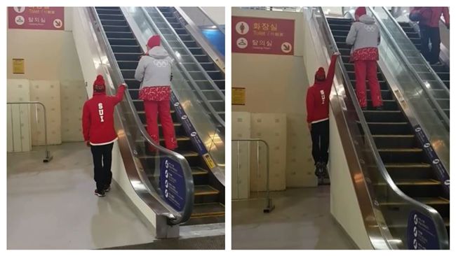 超狂搭手扶梯法　單手懸空吊掛上樓