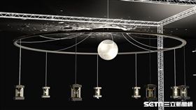 台北燈節城市美術館區作品「一期一會」帶民眾感受星象奧祕。（圖／台北市政府觀光傳播局提供）