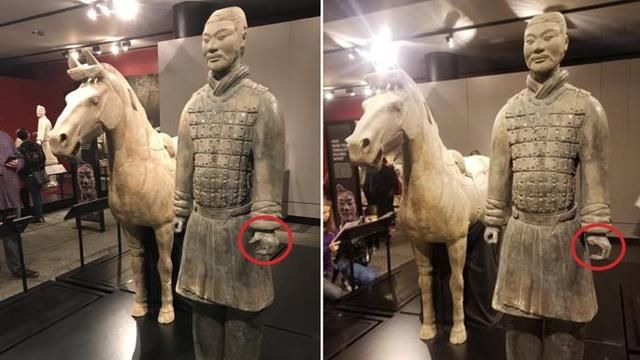 兵馬俑借展美國遭偷　大陸鄉民崩潰啦