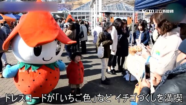 日本草莓祭典　粉紅蕎麥麵顛覆傳統