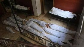 戰爭,敘利亞,轟炸,爆炸,死亡,Eastern Ghouta,空襲,火箭彈,大砲
（圖／翻攝自推特）