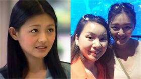 大S素顏，網友合照大讚還是《流星花園》裡的杉菜。（翻攝自微博）