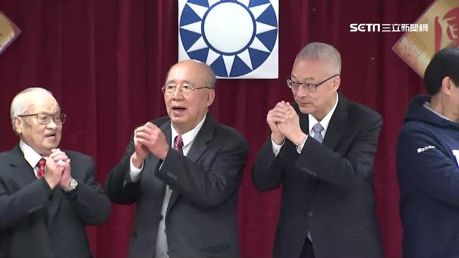 國民黨新春團拜　10大老共746歲