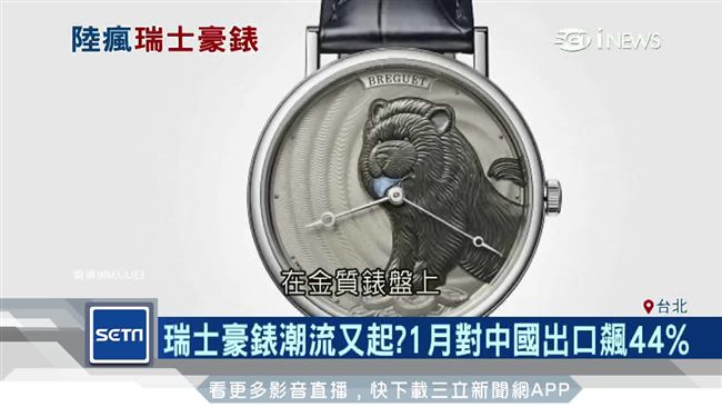 瑞士豪錶潮流再起？出口中國占比狂飆