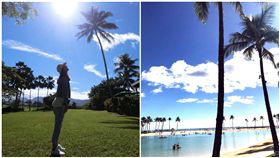 林心如,霍建華,夏威夷,老公視角,度假／林心如臉書
