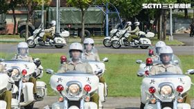 國慶大會國防部參演部隊預演，憲兵 圖／記者林敬旻攝