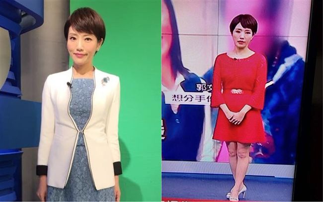女主播站著播報！竟驚見「人面膝蓋」